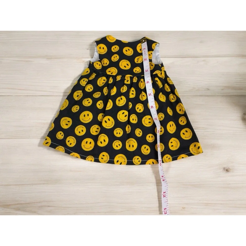 18 in Doll Smiley Face Emoji Dress Fits ‎ American Girl Dolls Handmade W/ Shoes